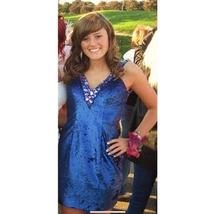 Open back Formal short dress